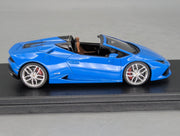 Modellautos 1:43 Looksmart Lamborghini Huracan LP610-4 Spyder Blue Le Mans OVP