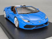 Modellautos 1:43 Looksmart Lamborghini Huracan LP610-4 Spyder Blue Le Mans OVP