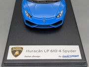 Modellautos 1:43 Looksmart Lamborghini Huracan LP610-4 Spyder Blue Le Mans OVP
