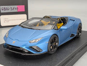 Modellautos 1:43 Looksmart Lamborghini Huracan EVO RWD Spyder Blu Mehit mit OVP
