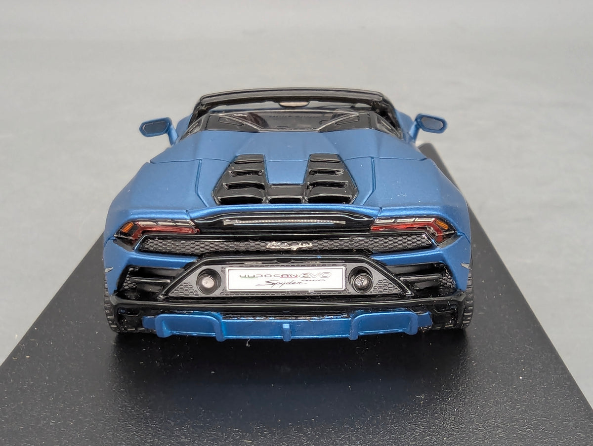 Modellautos 1:43 Looksmart Lamborghini Huracan EVO RWD Spyder Blu Mehit mit OVP