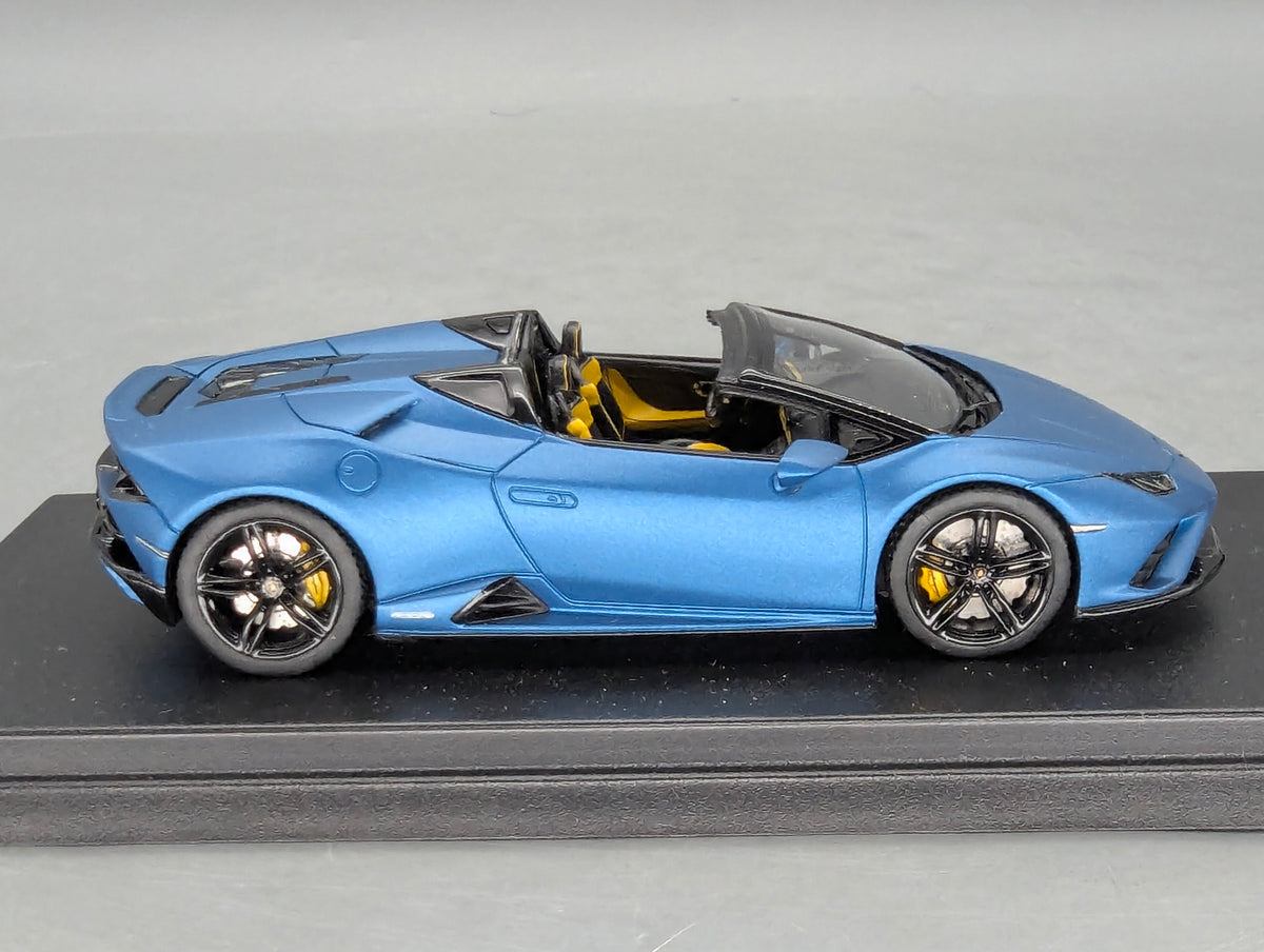 Modellautos 1:43 Looksmart Lamborghini Huracan EVO RWD Spyder Blu Mehit mit OVP