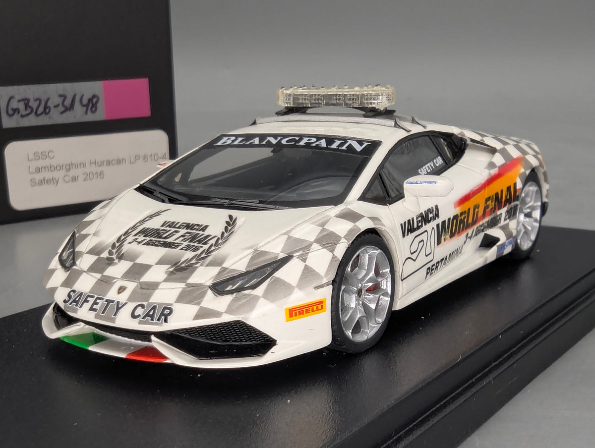Modellautos 1:43 Looksmart Lamborghini Huracan LP610-4 Safety Car 2016 mit OVP