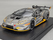Modellautos 1:43 Looksmart Lamborghini Huracan Super Trofeo EVO #63 Grau mit OVP