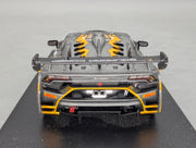 Modellautos 1:43 Looksmart Lamborghini Huracan Super Trofeo EVO #63 Grau mit OVP