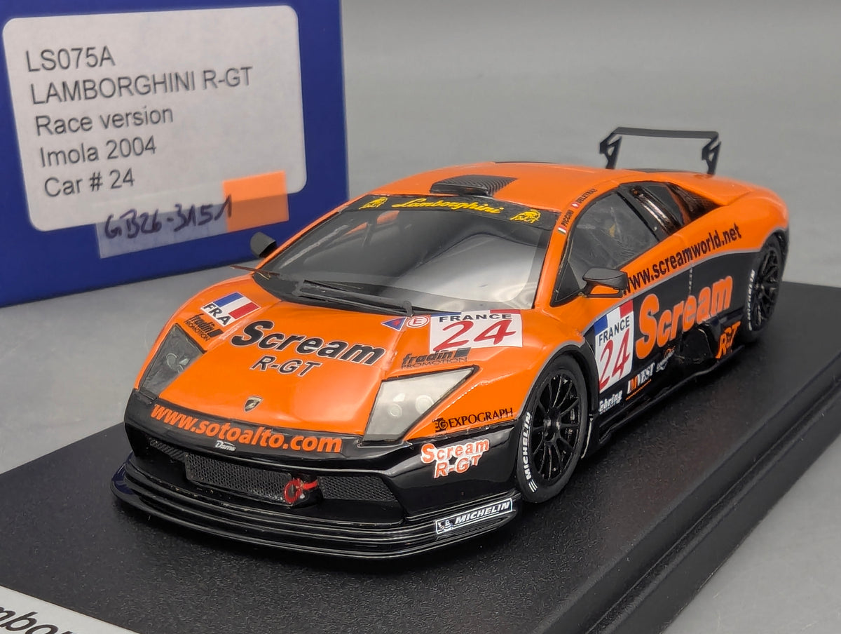 Modellautos 1:43 Looksmart Lamborghini R-GT Race Version Imola 2004 #24 mit OVP