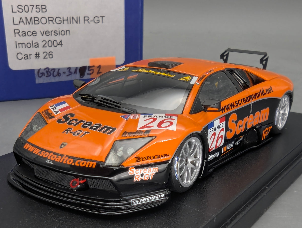 Modellautos 1:43 Looksmart Lamborghini R-GT Race Version Imola 2004 #26 mit OVP