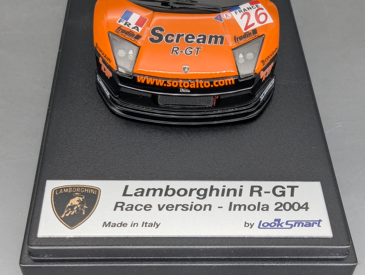 Modellautos 1:43 Looksmart Lamborghini R-GT Race Version Imola 2004 #26 mit OVP
