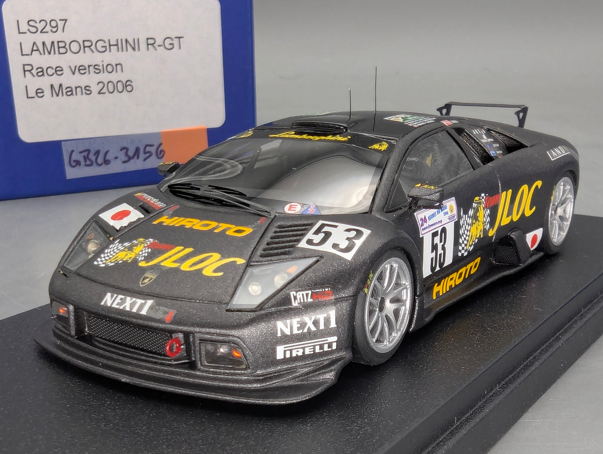 Modellautos 1:43 Looksmart Lamborghini R-GT Race Ver. 24h Le Mans 2006 #53 OVP