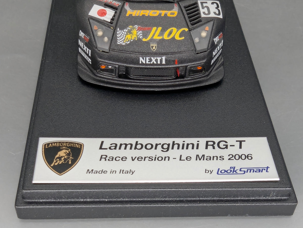 Modellautos 1:43 Looksmart Lamborghini R-GT Race Ver. 24h Le Mans 2006 #53 OVP