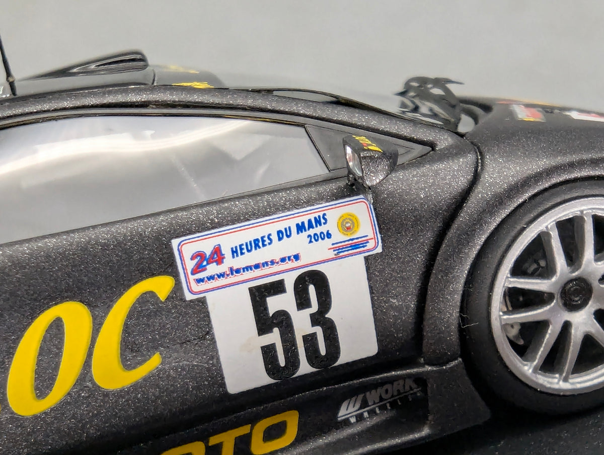Modellautos 1:43 Looksmart Lamborghini R-GT Race Ver. 24h Le Mans 2006 #53 OVP