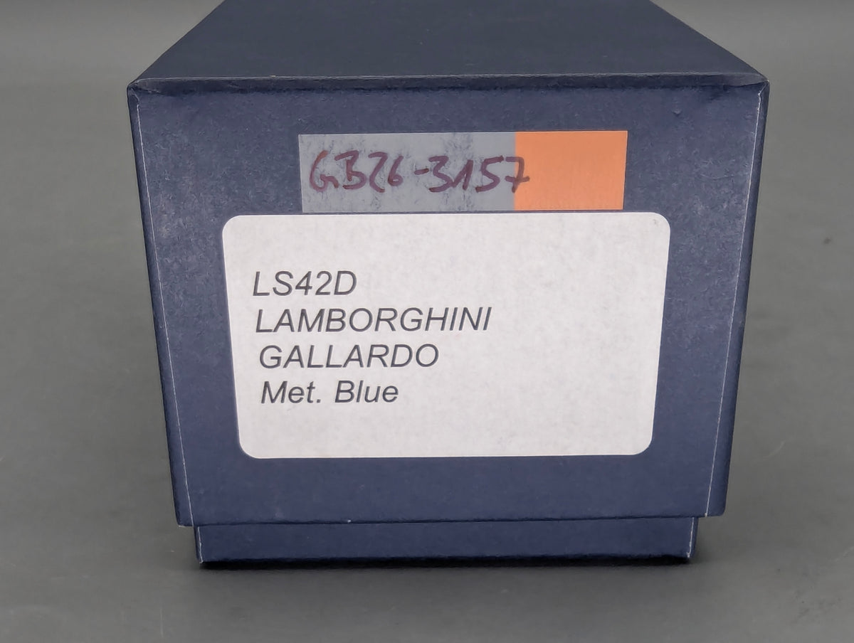 Modellautos 1:43 Looksmart LS42D Lamborghini Gallardo Metallic Blue mit OVP