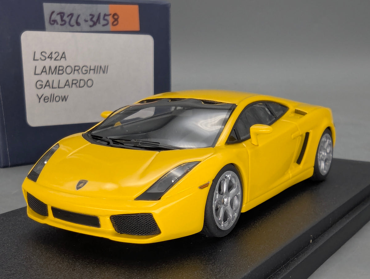 Modellautos 1:43 Looksmart LS42D Lamborghini Gallardo Yellow mit OVP