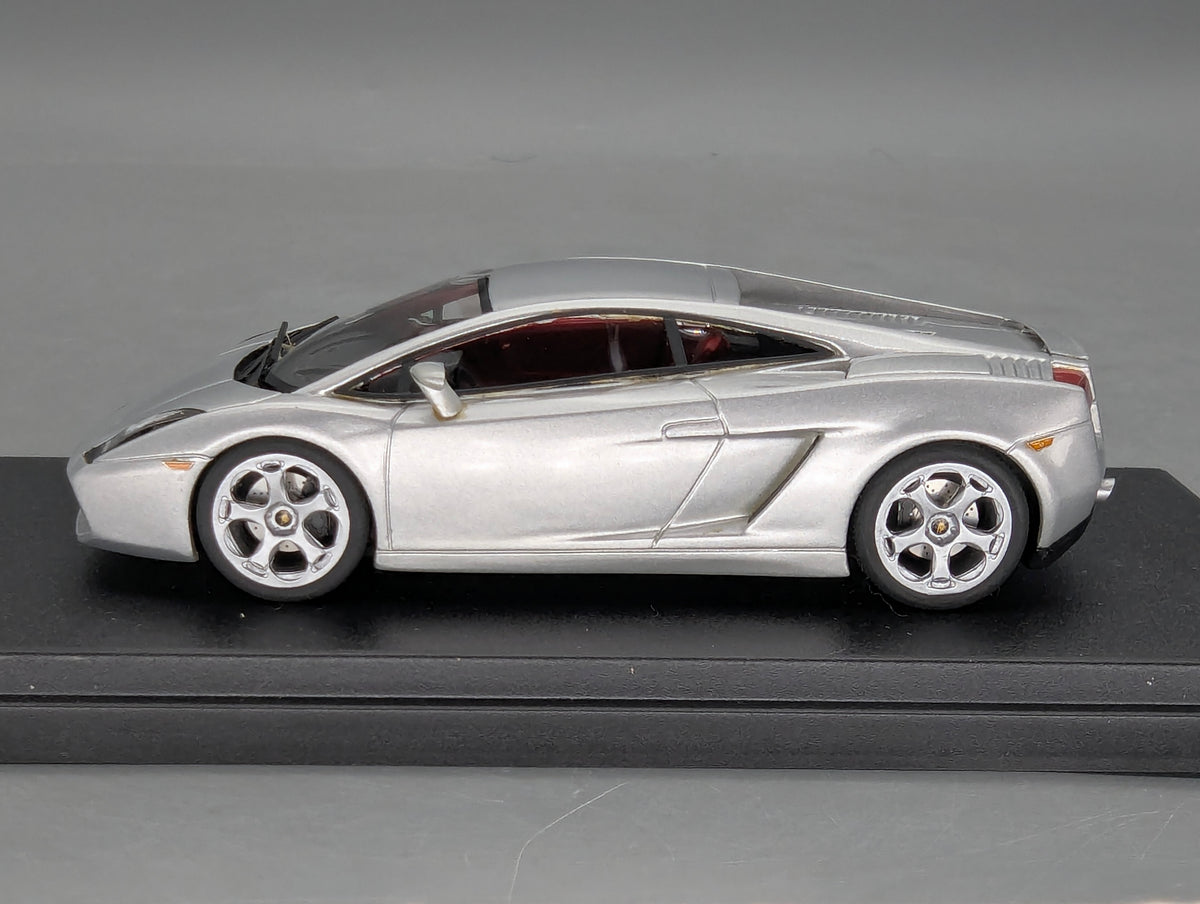 Modellautos 1:43 Looksmart LS42C Lamborghini Gallardo Silver mit OVP