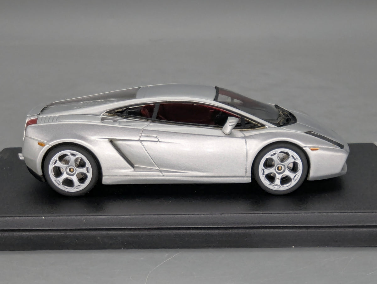 Modellautos 1:43 Looksmart LS42C Lamborghini Gallardo Silver mit OVP
