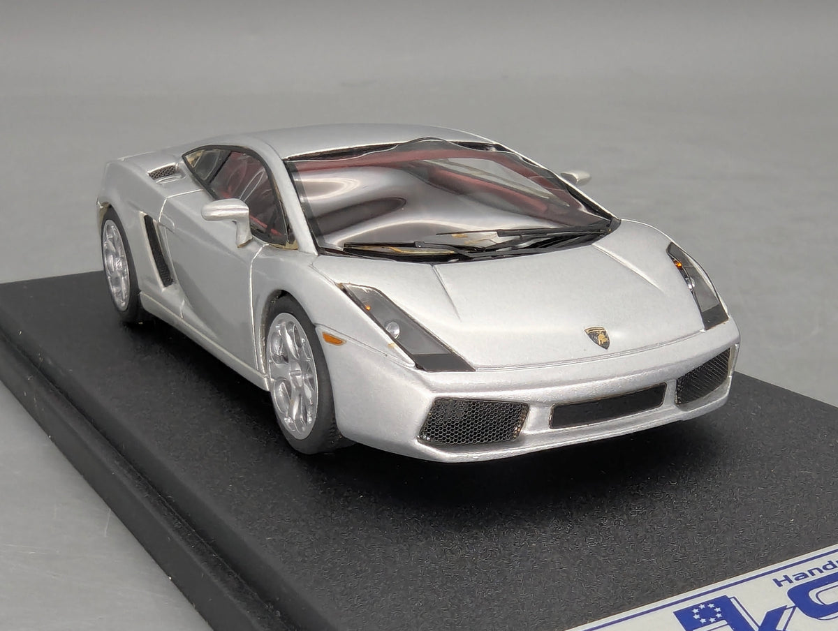 Modellautos 1:43 Looksmart LS42C Lamborghini Gallardo Silver mit OVP