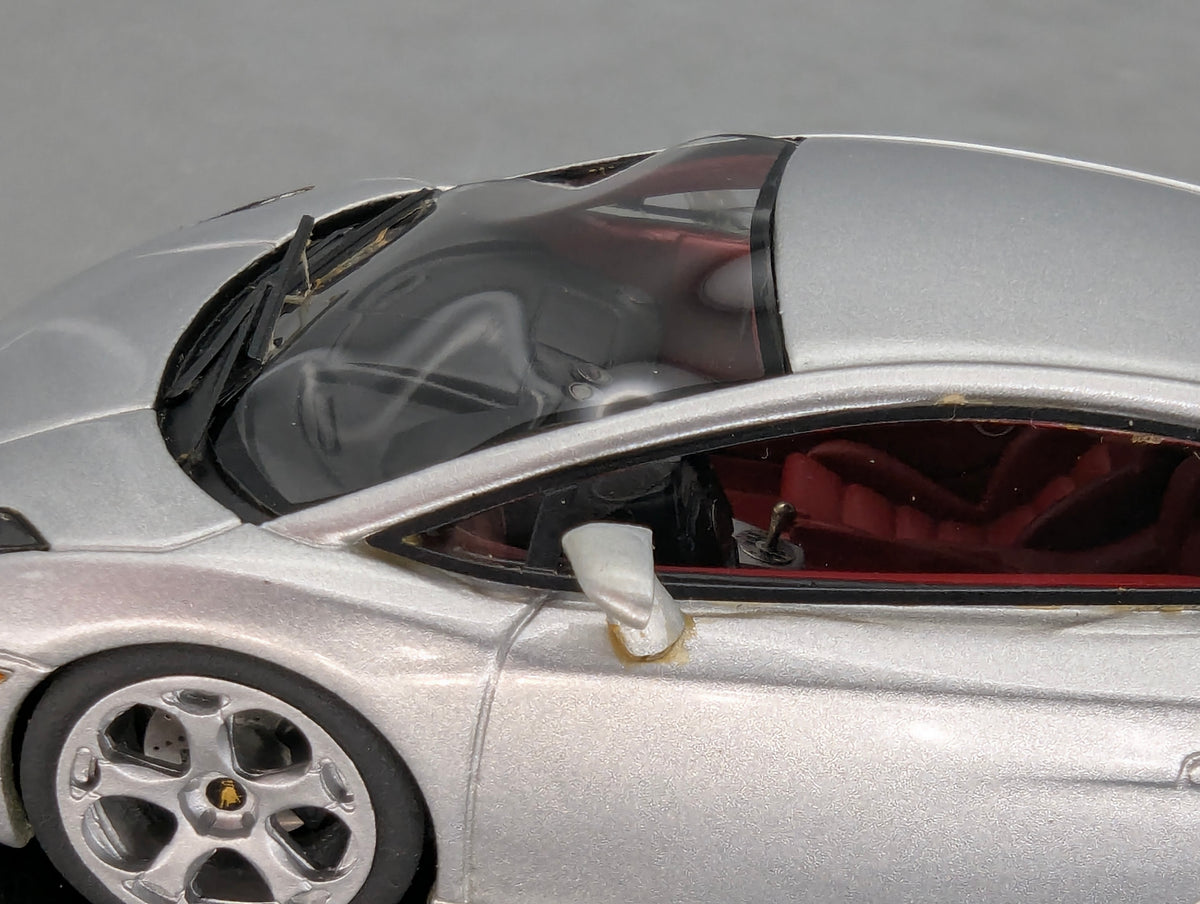 Modellautos 1:43 Looksmart LS42C Lamborghini Gallardo Silver mit OVP
