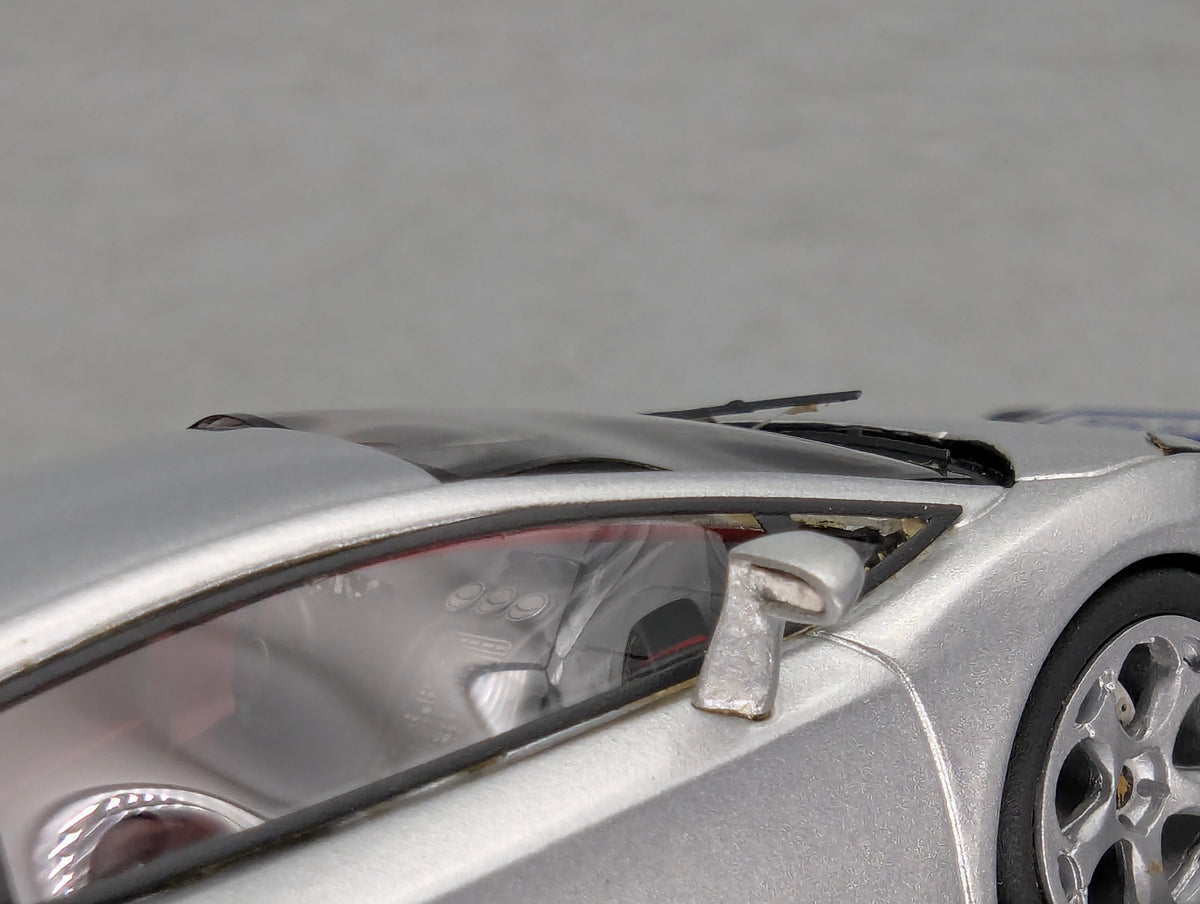Modellautos 1:43 Looksmart LS42C Lamborghini Gallardo Silver mit OVP