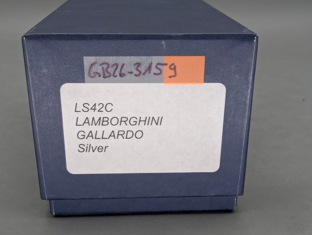 Modellautos 1:43 Looksmart LS42C Lamborghini Gallardo Silver mit OVP