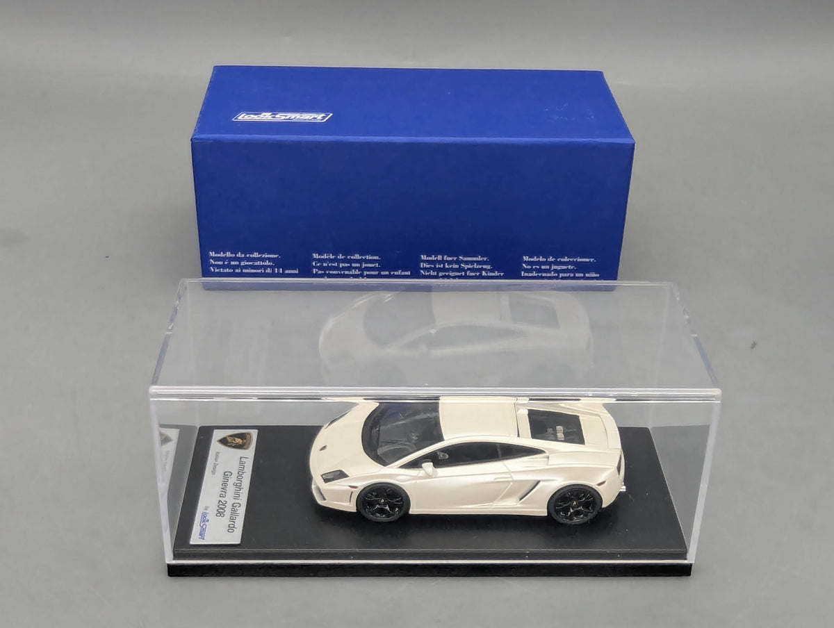 Modellautos 1:43 Looksmart LS302A Lamborghini Gallardo LP560-4 2008 Weiß mit OVP