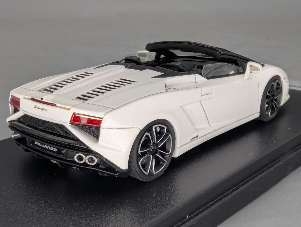 Modellautos 1:43 Looksmart LS412A Lamborghini Gallardo LP560-4 Spyder Weiß OVP