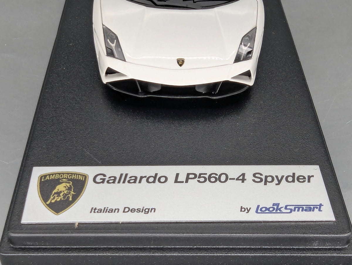 Modellautos 1:43 Looksmart LS412A Lamborghini Gallardo LP560-4 Spyder Weiß OVP