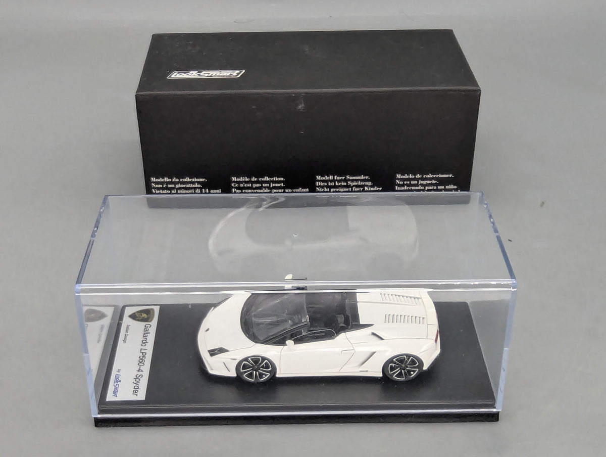 Modellautos 1:43 Looksmart LS412A Lamborghini Gallardo LP560-4 Spyder Weiß OVP