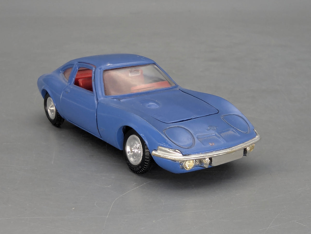 Modellauto 1:43 Dinky Toys 1421 Opel GT 1900 Blau mit OVP