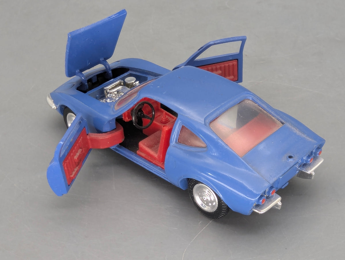 Modellauto 1:43 Dinky Toys 1421 Opel GT 1900 Blau mit OVP
