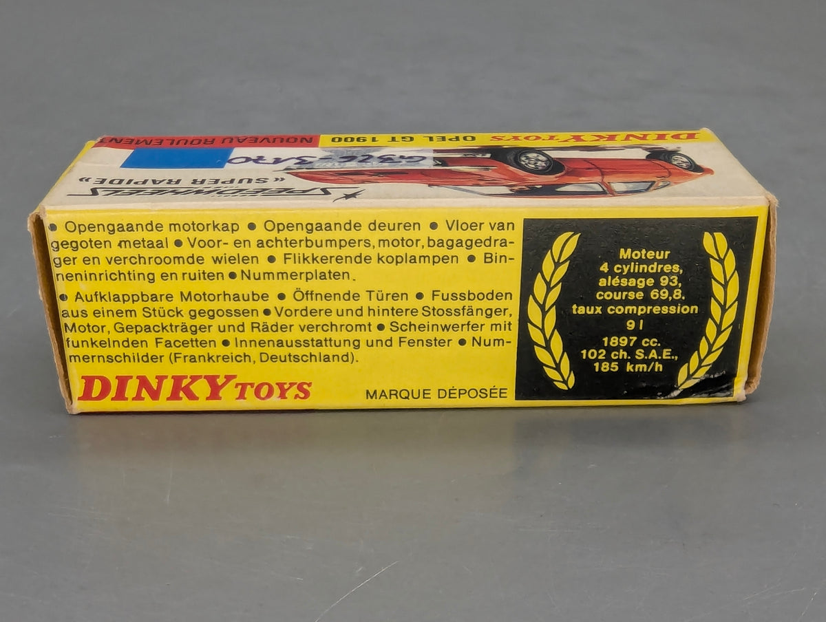 Modellauto 1:43 Dinky Toys 1421 Opel GT 1900 Blau mit OVP