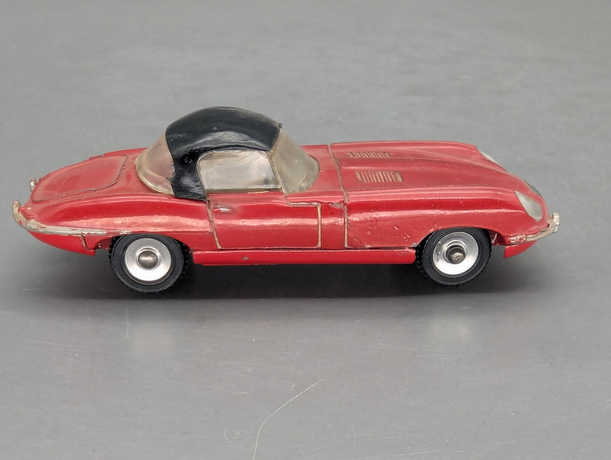 Modellauto 1:43 Dinky Toys 120 Jaguar E-Type Rot mit OVP