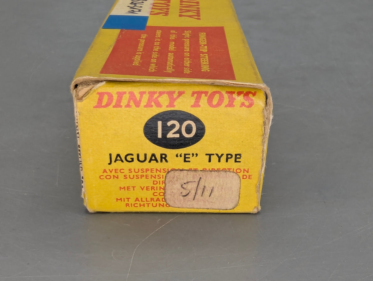 Modellauto 1:43 Dinky Toys 120 Jaguar E-Type Rot mit OVP