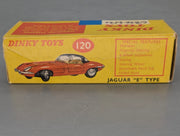 Modellauto 1:43 Dinky Toys 120 Jaguar E-Type Rot mit OVP