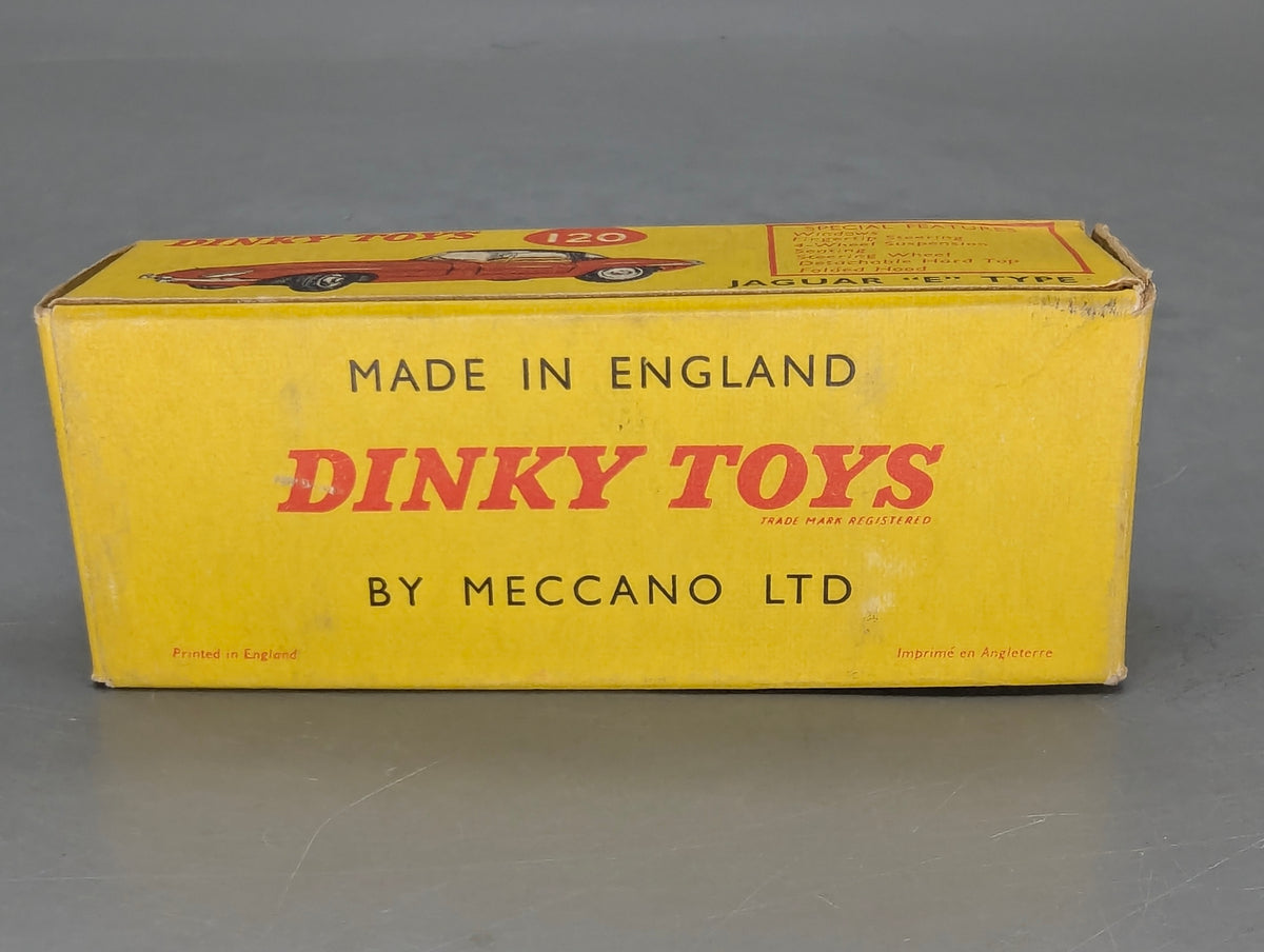 Modellauto 1:43 Dinky Toys 120 Jaguar E-Type Rot mit OVP