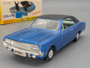 Modellauto 1:43 Dinky Toys 179 heute Mattel Opel Commodore Blau mit OVP
