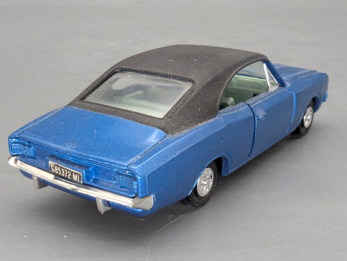 Modellauto 1:43 Dinky Toys 179 heute Mattel Opel Commodore Blau mit OVP