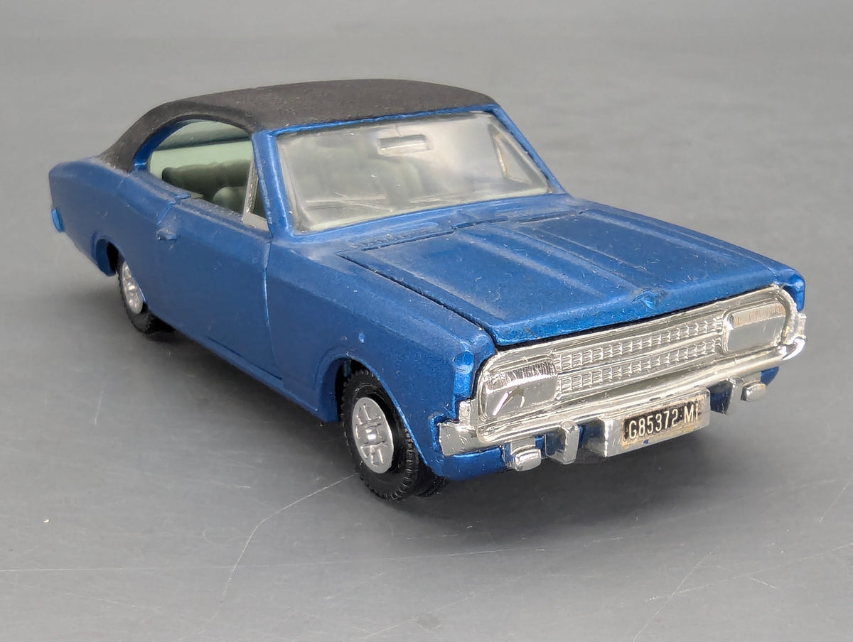 Modellauto 1:43 Dinky Toys 179 heute Mattel Opel Commodore Blau mit OVP