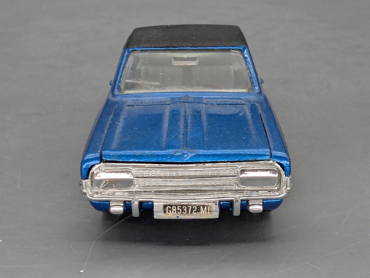 Modellauto 1:43 Dinky Toys 179 heute Mattel Opel Commodore Blau mit OVP