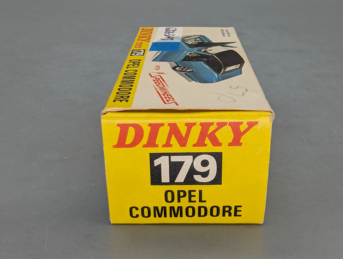 Modellauto 1:43 Dinky Toys 179 heute Mattel Opel Commodore Blau mit OVP