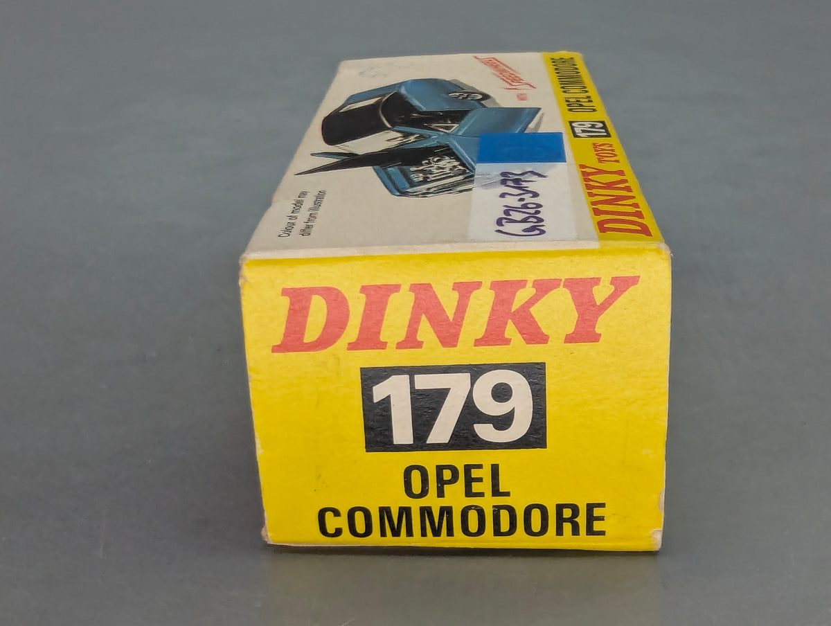 Modellauto 1:43 Dinky Toys 179 heute Mattel Opel Commodore Blau mit OVP
