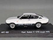 Modellautos 1:43 CDC Detail Cars 450 Opel Kadett C GTE Coupe 1975 Weiß mit OVP