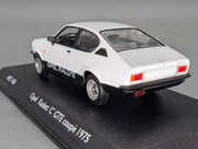 Modellautos 1:43 CDC Detail Cars 450 Opel Kadett C GTE Coupe 1975 Weiß mit OVP