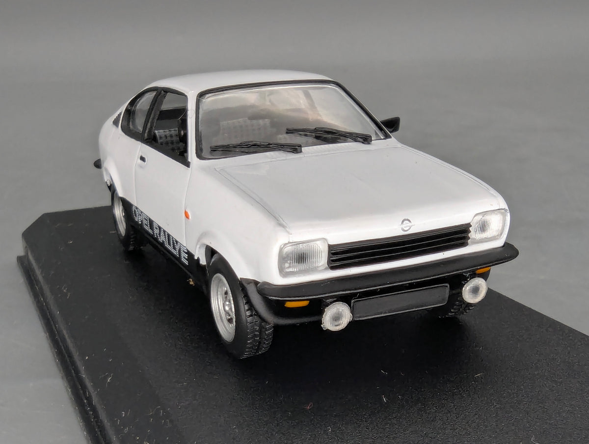 Modellautos 1:43 CDC Detail Cars 450 Opel Kadett C GTE Coupe 1975 Weiß mit OVP