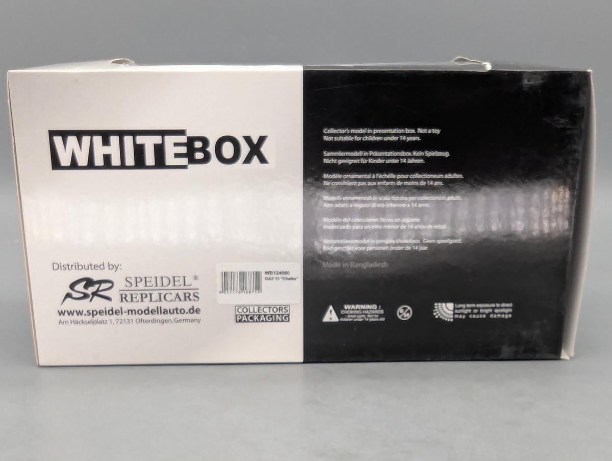 Modellautos 1:24 Whitebox WB 124080 GAZ 13 Chaika Schwarz mit OVP