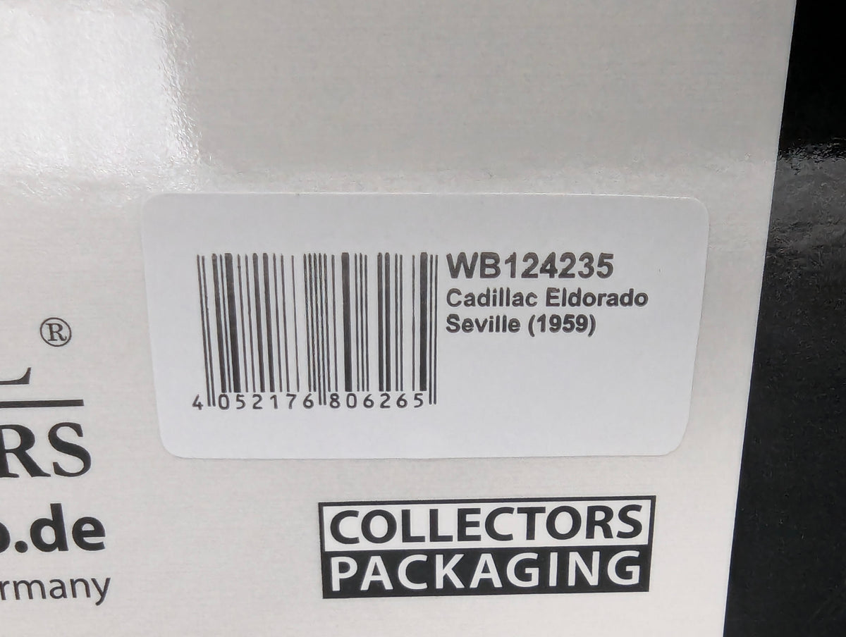Modellautos 1:24 Whitebox WB 124235 Cadillac Eldorado Seville 1959 mit OVP