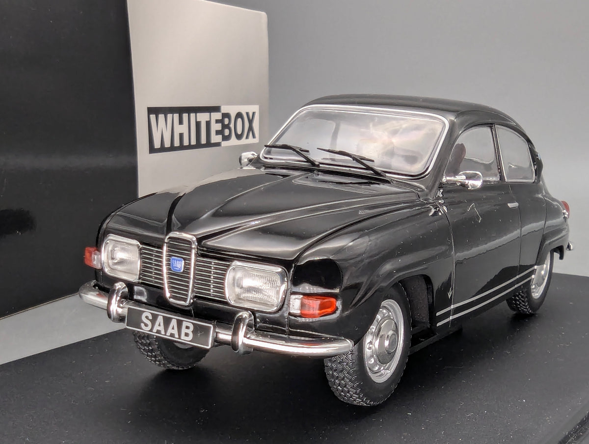 Modellautos 1:24 Whitebox WB 124051 Saab 96 V4 1970 Schwarz mit OVP