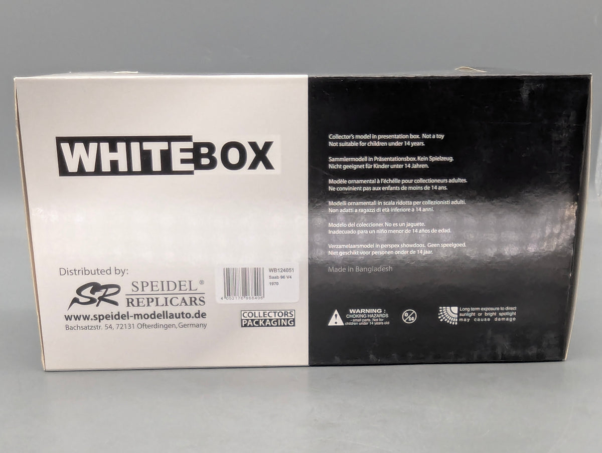 Modellautos 1:24 Whitebox WB 124051 Saab 96 V4 1970 Schwarz mit OVP