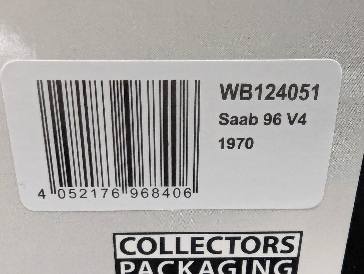 Modellautos 1:24 Whitebox WB 124051 Saab 96 V4 1970 Schwarz mit OVP