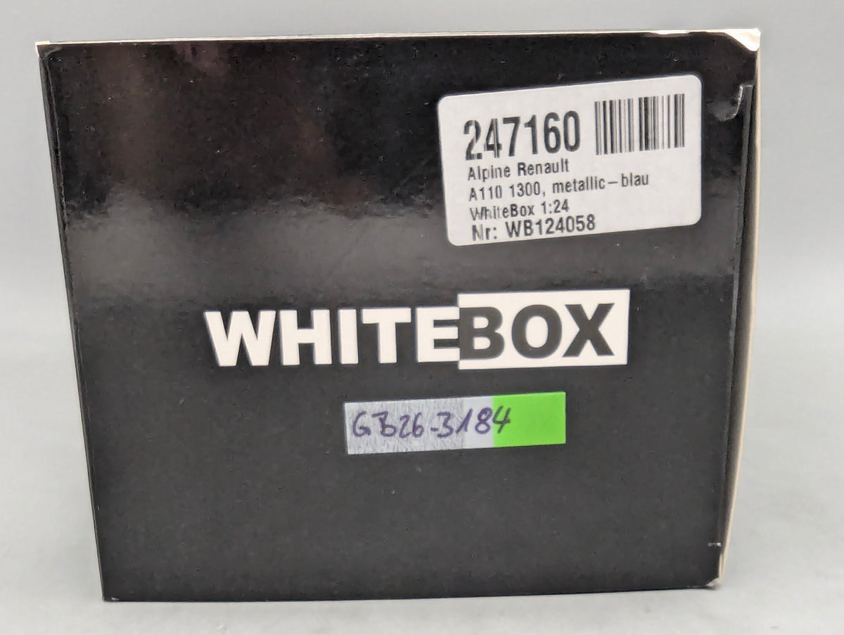 Modellautos 1:24 Whitebox WB 124058 Alpine Renault A110 1300 Metallic Blau OVP