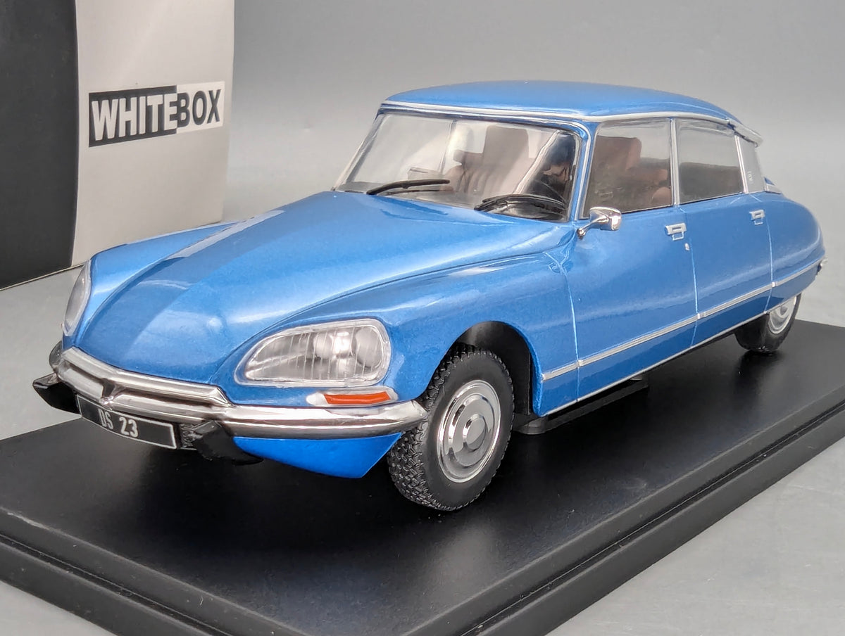 Modellautos 1:24 Whitebox WB 124127 Citroen DS 23 Pallas Metallic Blau mit OVP
